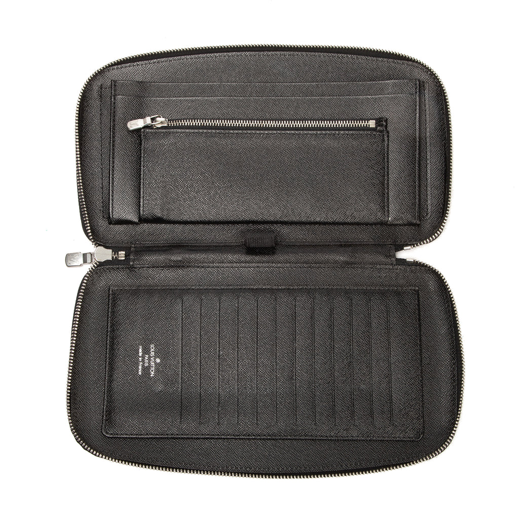 Wallet Atoll Black Taiga Leather