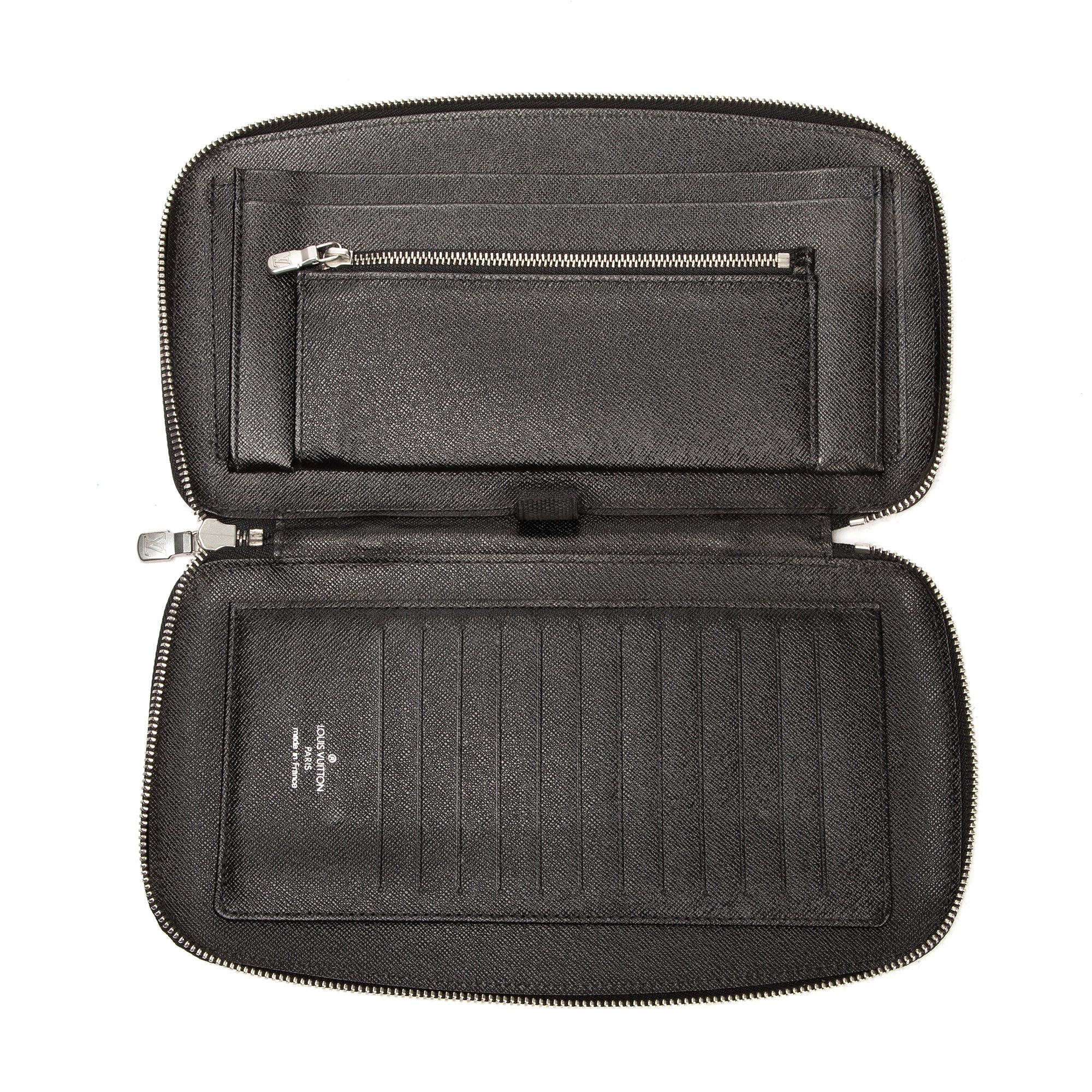 Wallet Atoll Black Taiga Leather