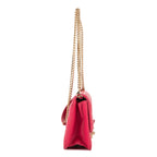 Bolso de hombro Miss Dior Wallet On Chain Piel rosa Cannage