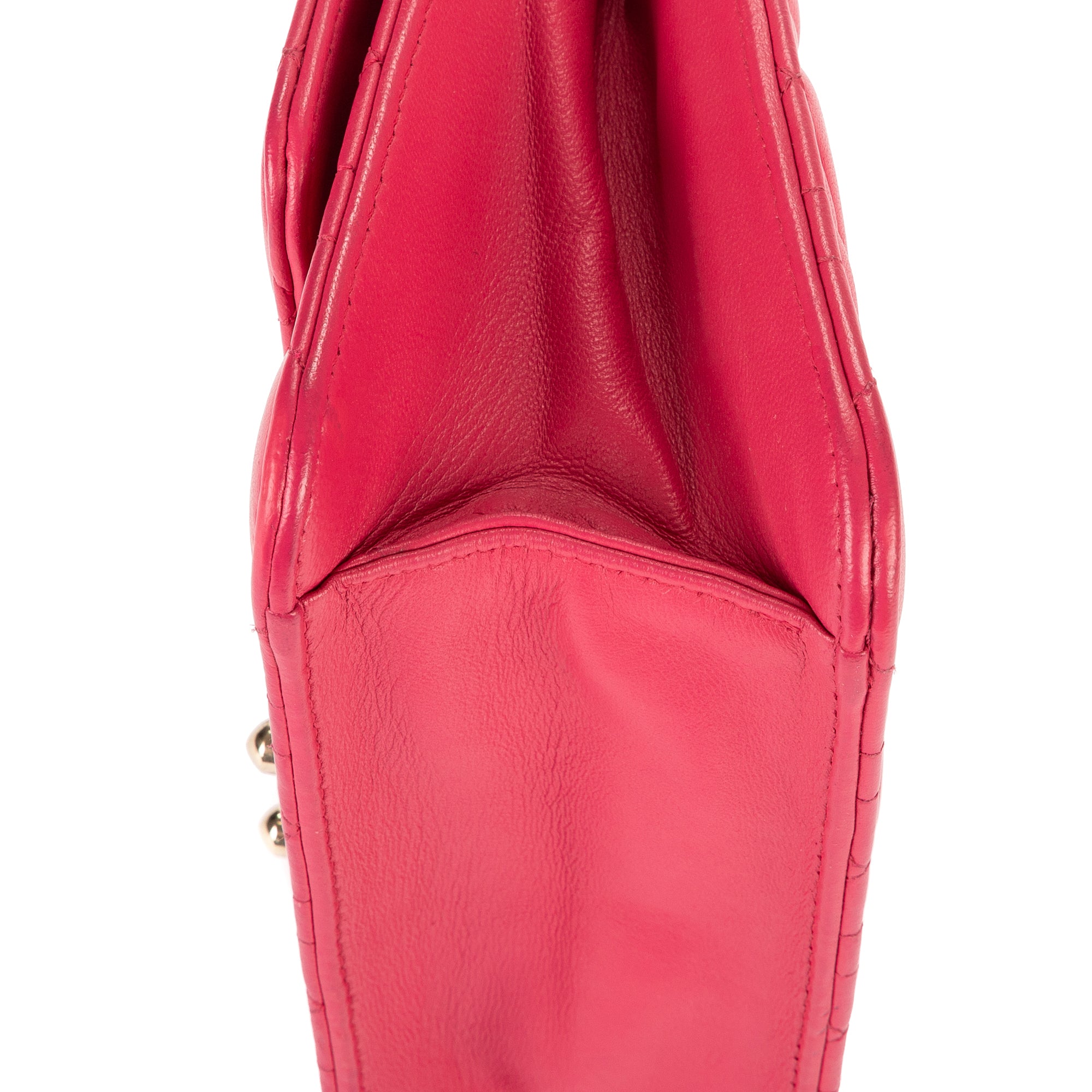 Bolso de hombro Miss Dior Wallet On Chain Piel rosa Cannage