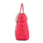 Shoulder Bag Lady Dior Large Pink Cannage Leather