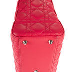 Shoulder Bag Lady Dior Large Pink Cannage Leather