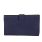 Handbag Classic Y Line Clutch Navy Smooth Leather