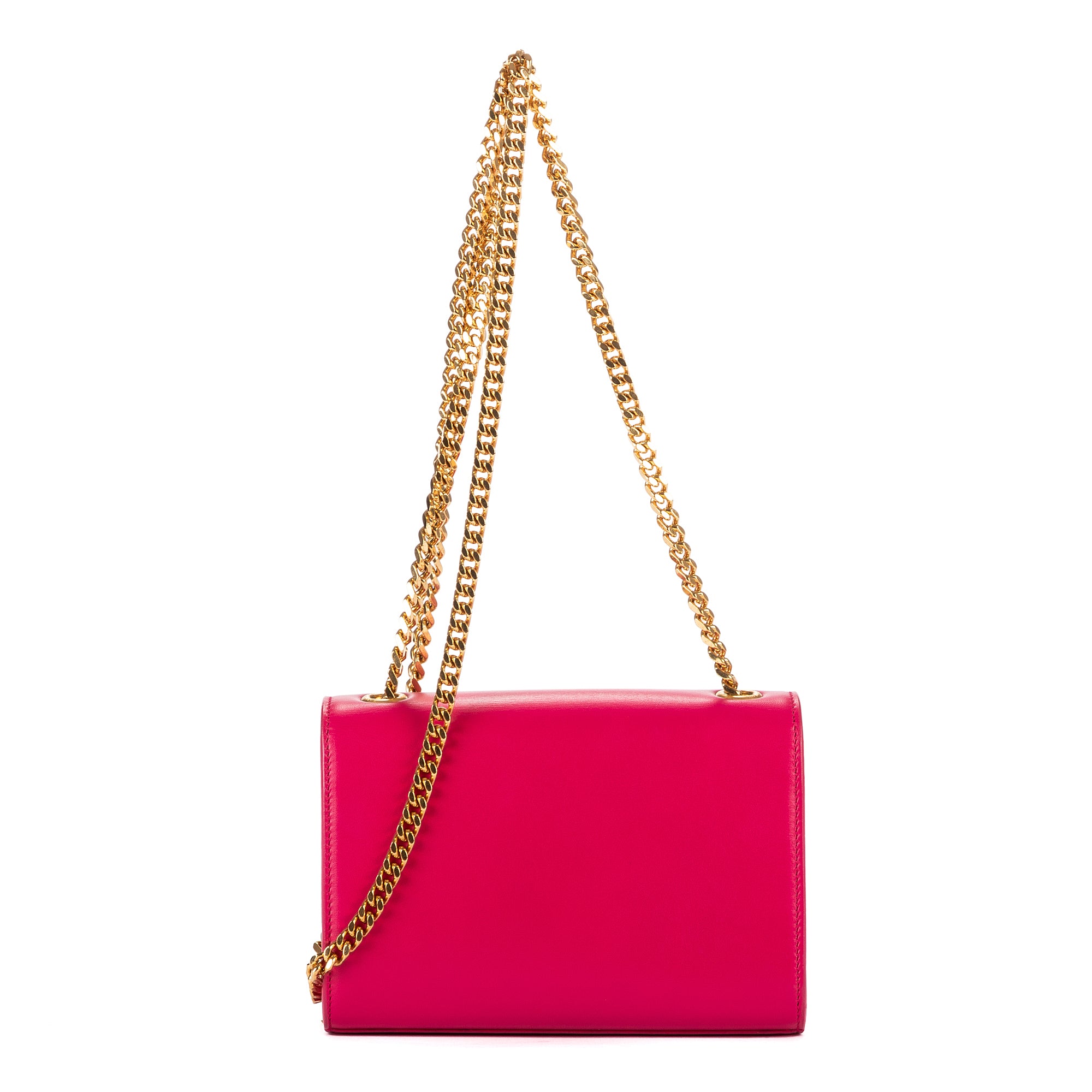 Shoulder Bag Kate Tassel Mini Pink Smooth Leather