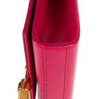 Shoulder Bag Kate Tassel Mini Pink Smooth Leather