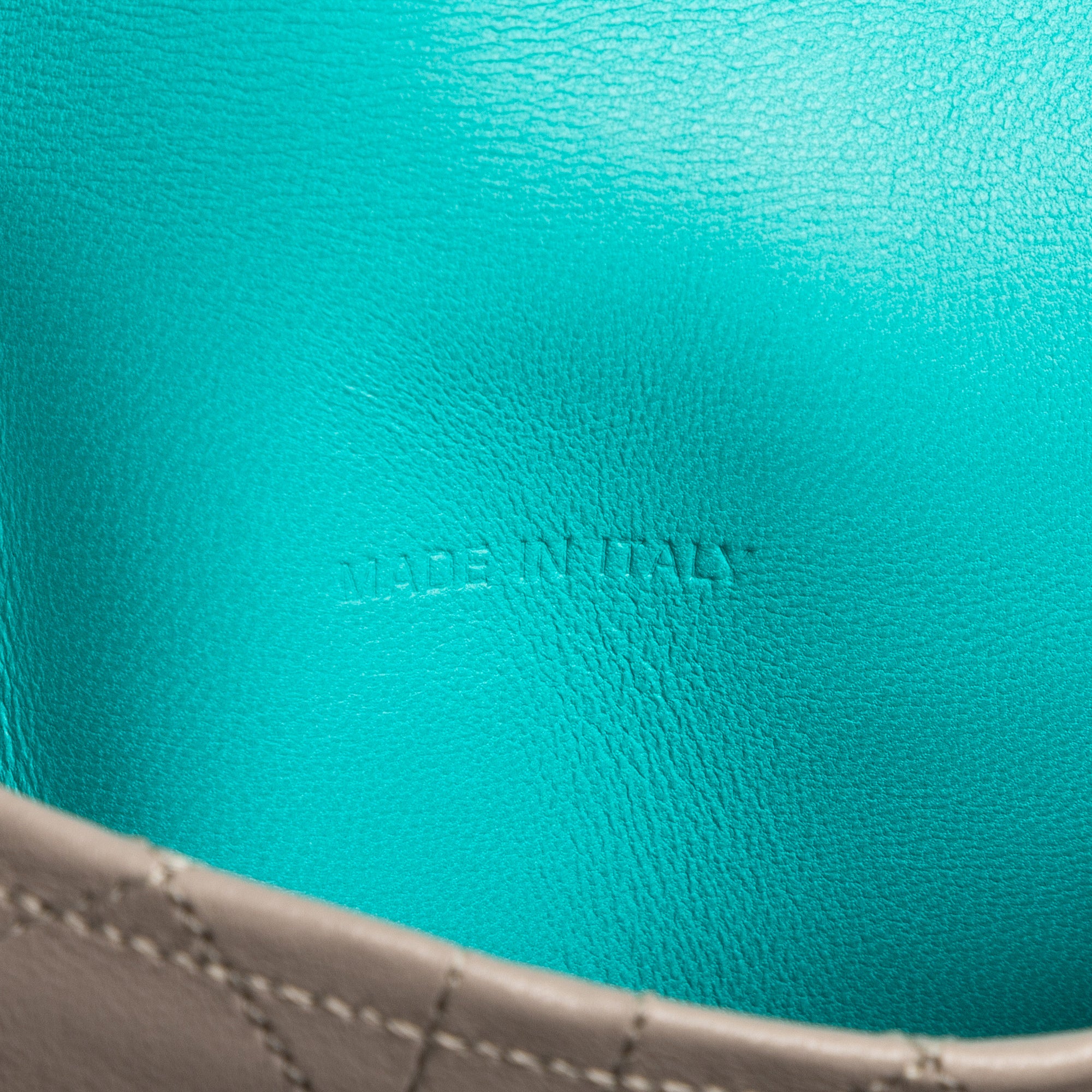 Bolso al hombro Miss Dior Promenade mediano de piel cannage azul
