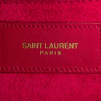 Handbag Classic Y Line Clutch Pink Smooth Leather