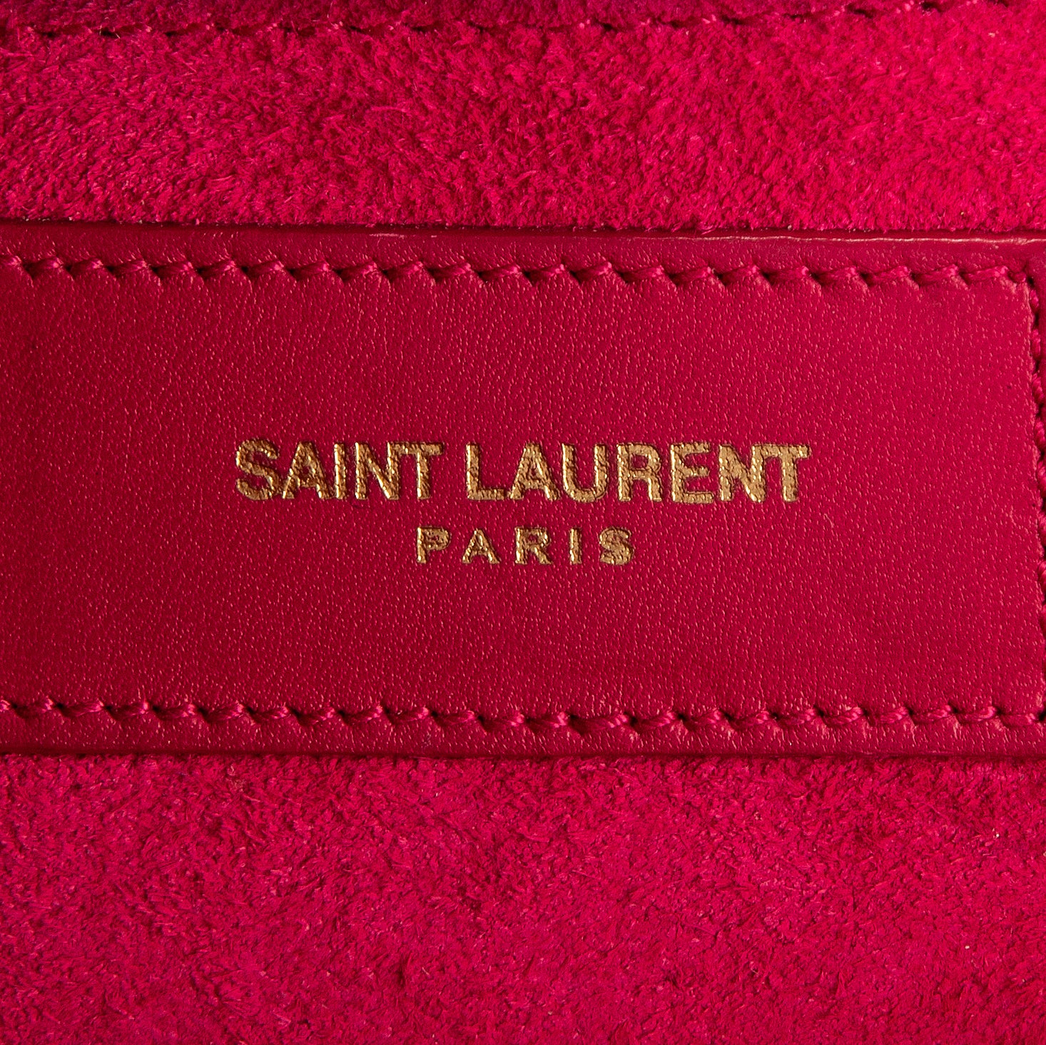 Handbag Classic Y Line Clutch Pink Smooth Leather