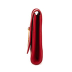 Handbag Classic Y Line Clutch Red Smooth Leather