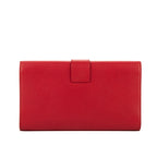 Handbag Classic Y Line Clutch Red Smooth Leather
