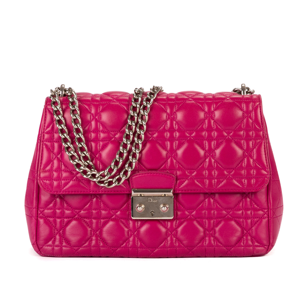 Shoulder Bag Miss Dior Medium Pink Cannage Leather