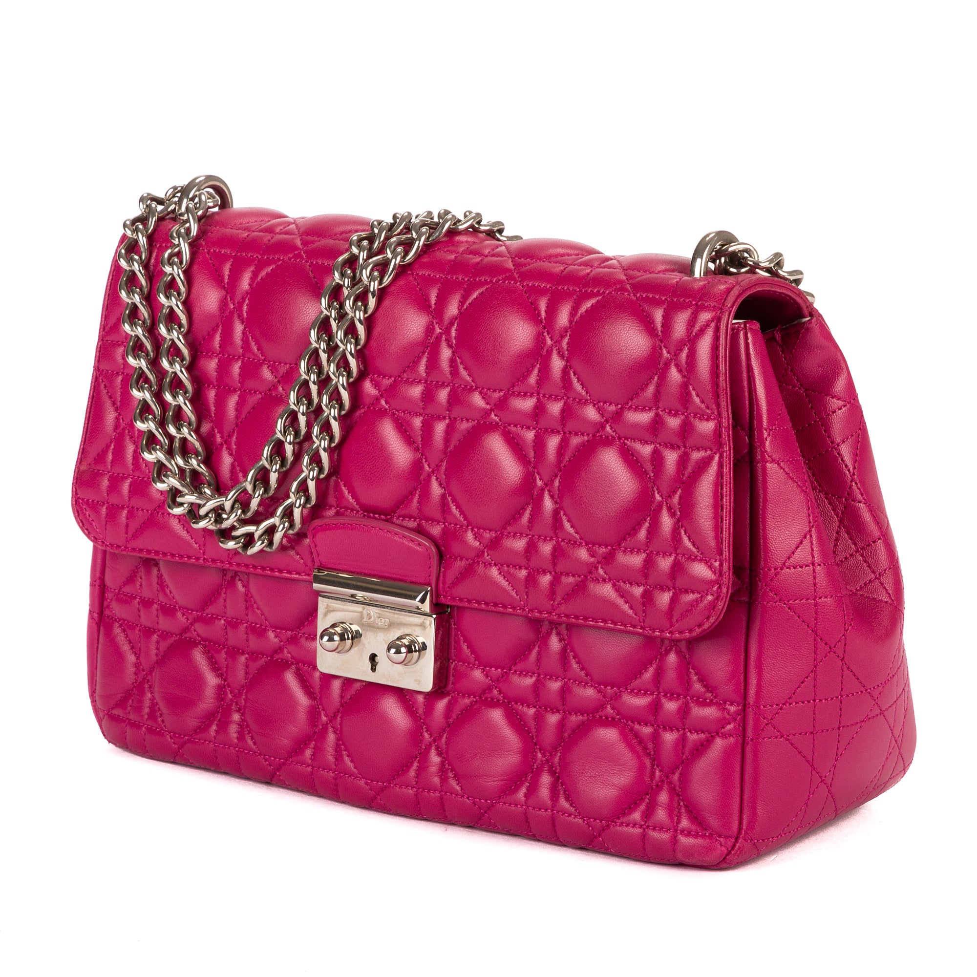 Shoulder Bag Miss Dior Medium Pink Cannage Leather