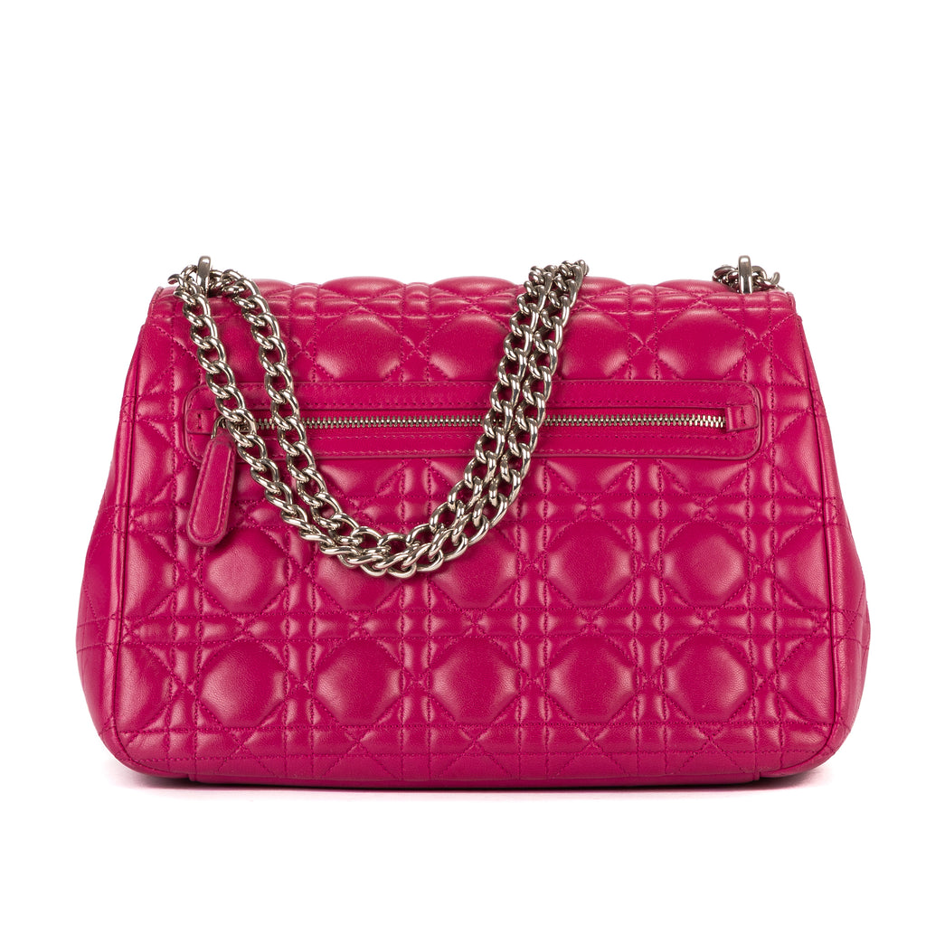 Shoulder Bag Miss Dior Medium Pink Cannage Leather