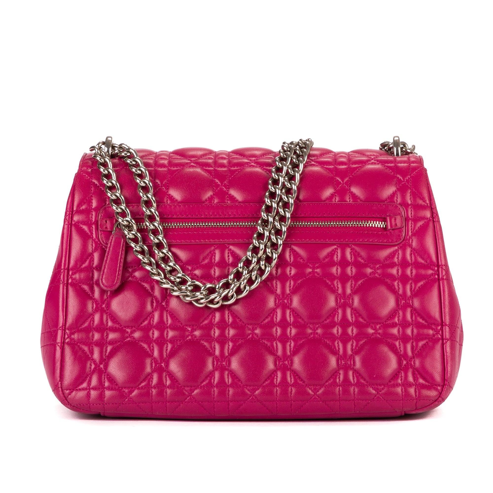 Shoulder Bag Miss Dior Medium Pink Cannage Leather