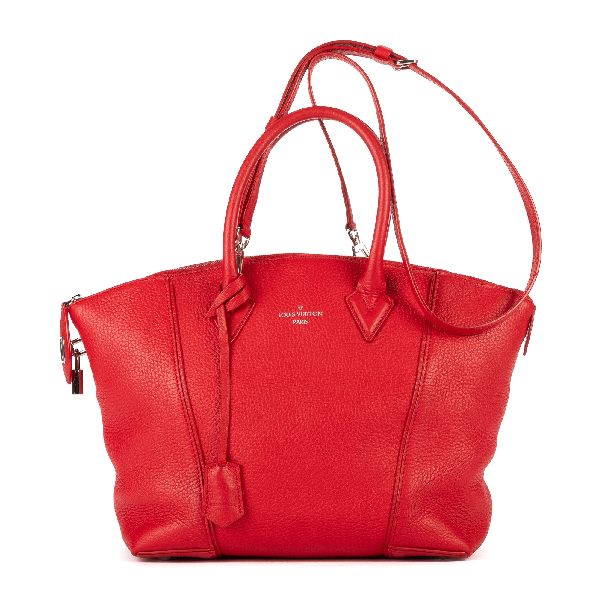 Bolso de Hombro Lockit PM Piel Parnassea Roja