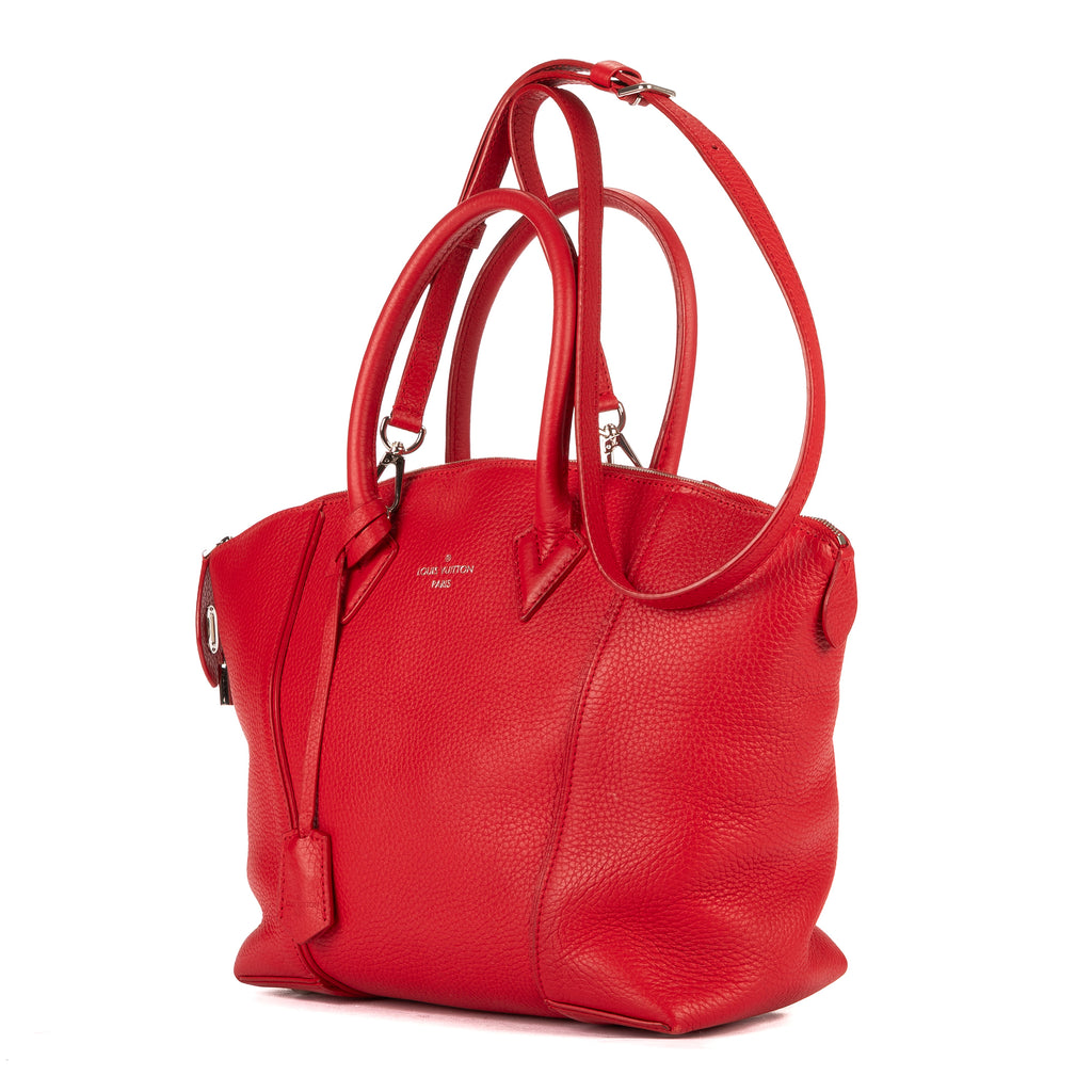 Bolso de Hombro Lockit PM Piel Parnassea Roja