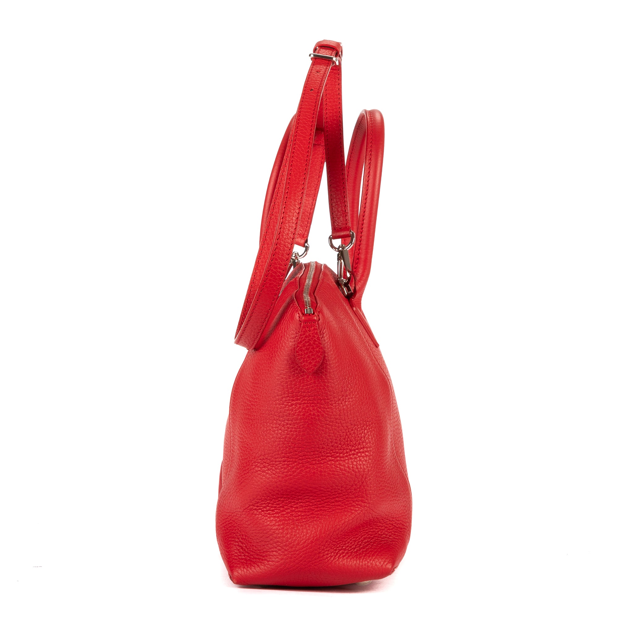 Bolso de Hombro Lockit PM Piel Parnassea Roja