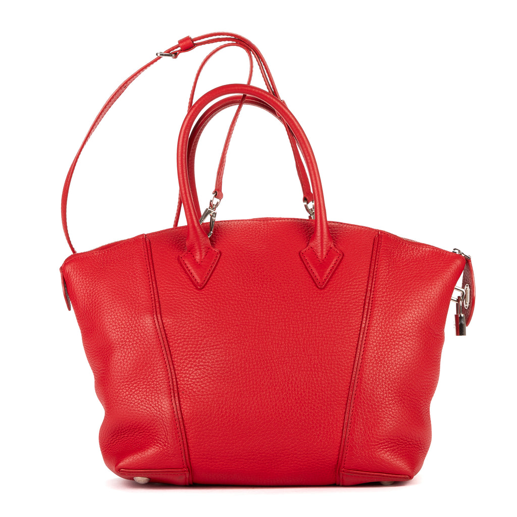 Bolso de Hombro Lockit PM Piel Parnassea Roja