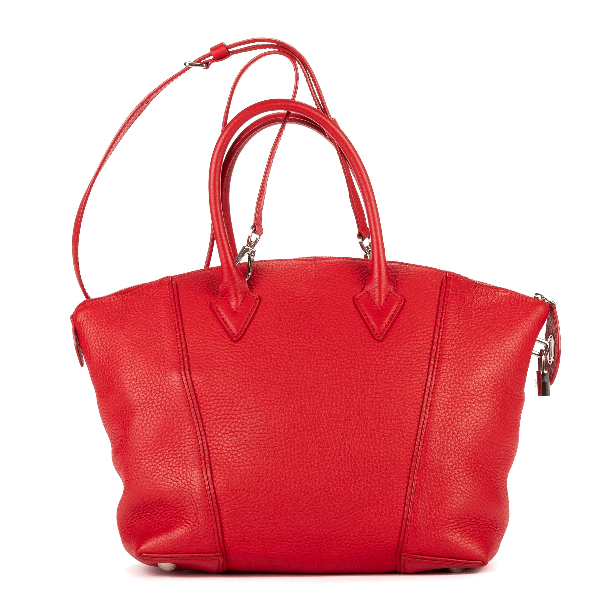 Bolso de Hombro Lockit PM Piel Parnassea Roja