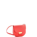 Shoulder Bag Trotteur Crossbody Small Orange Grained Leather