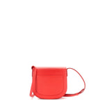 Shoulder Bag Trotteur Crossbody Small Orange Grained Leather
