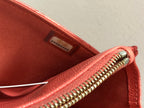 Shoulder Bag Flap Wallet on Chain Pink Caviar Quilted Leather