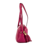 Shoulder Bag Soho Disco Small Pink Grain Leather