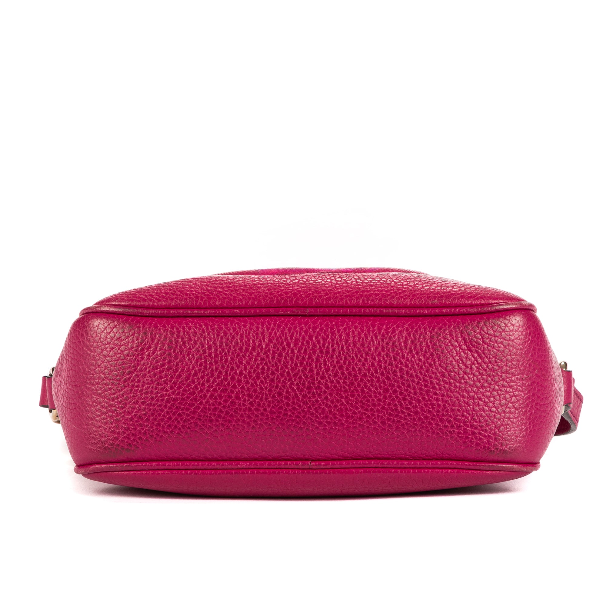 Shoulder Bag Soho Disco Small Pink Grain Leather