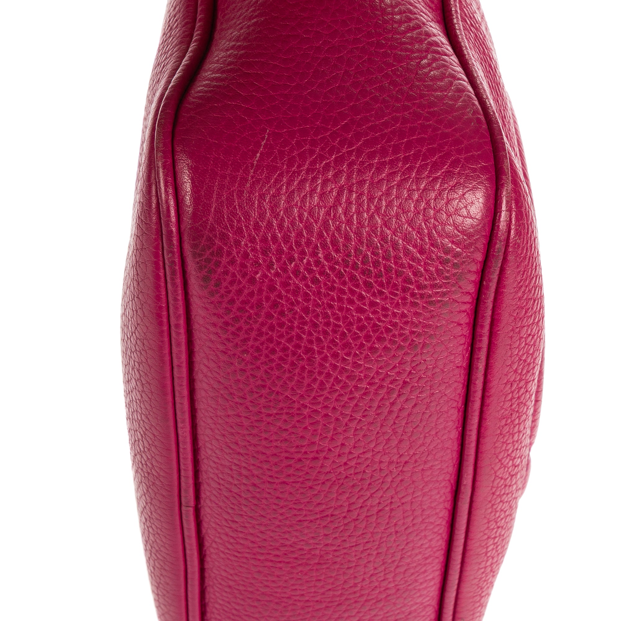 Shoulder Bag Soho Disco Small Pink Grain Leather