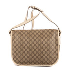 Shoulder Bag Messenger Beige GG Monogram Canvas