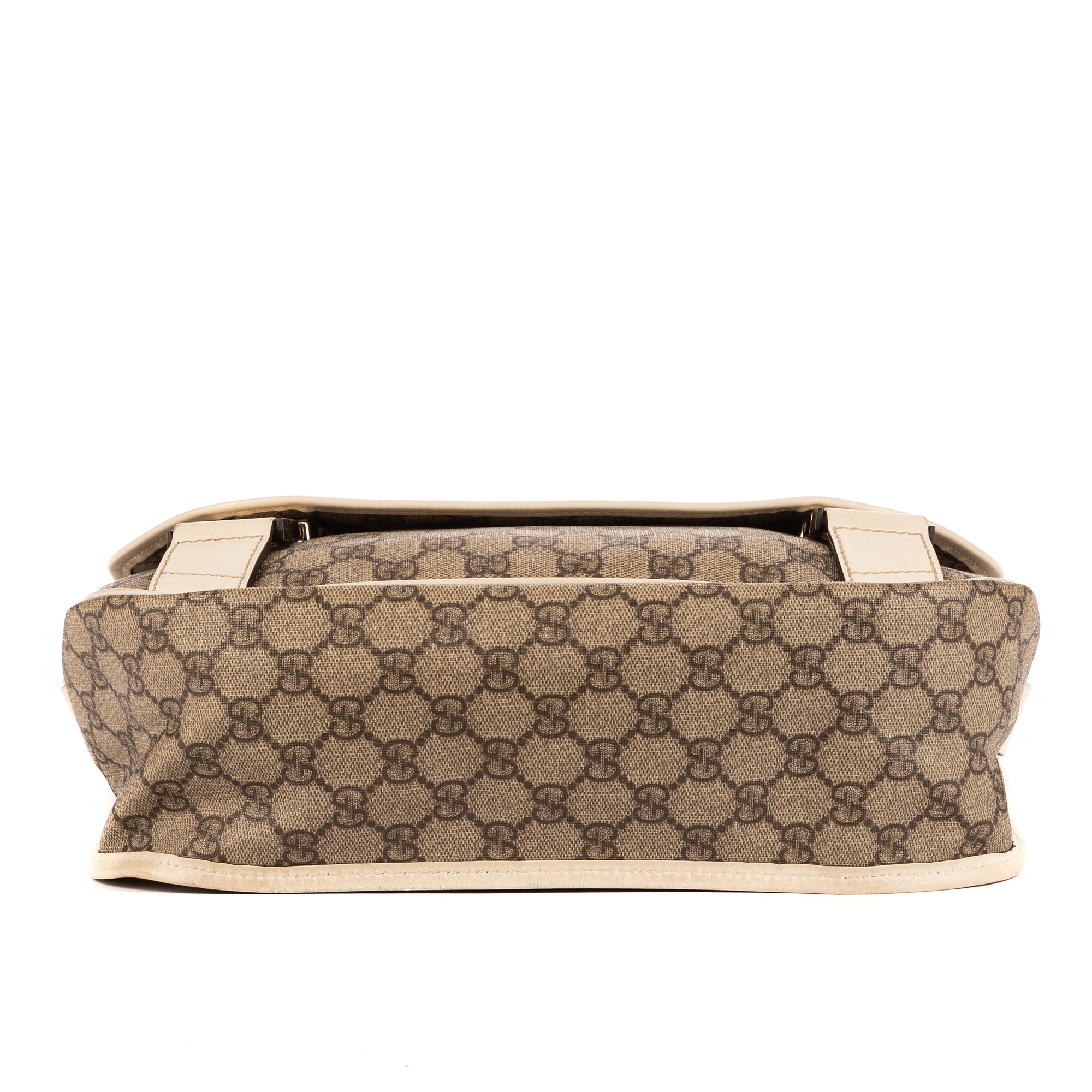 Shoulder Bag Messenger Beige GG Monogram Canvas