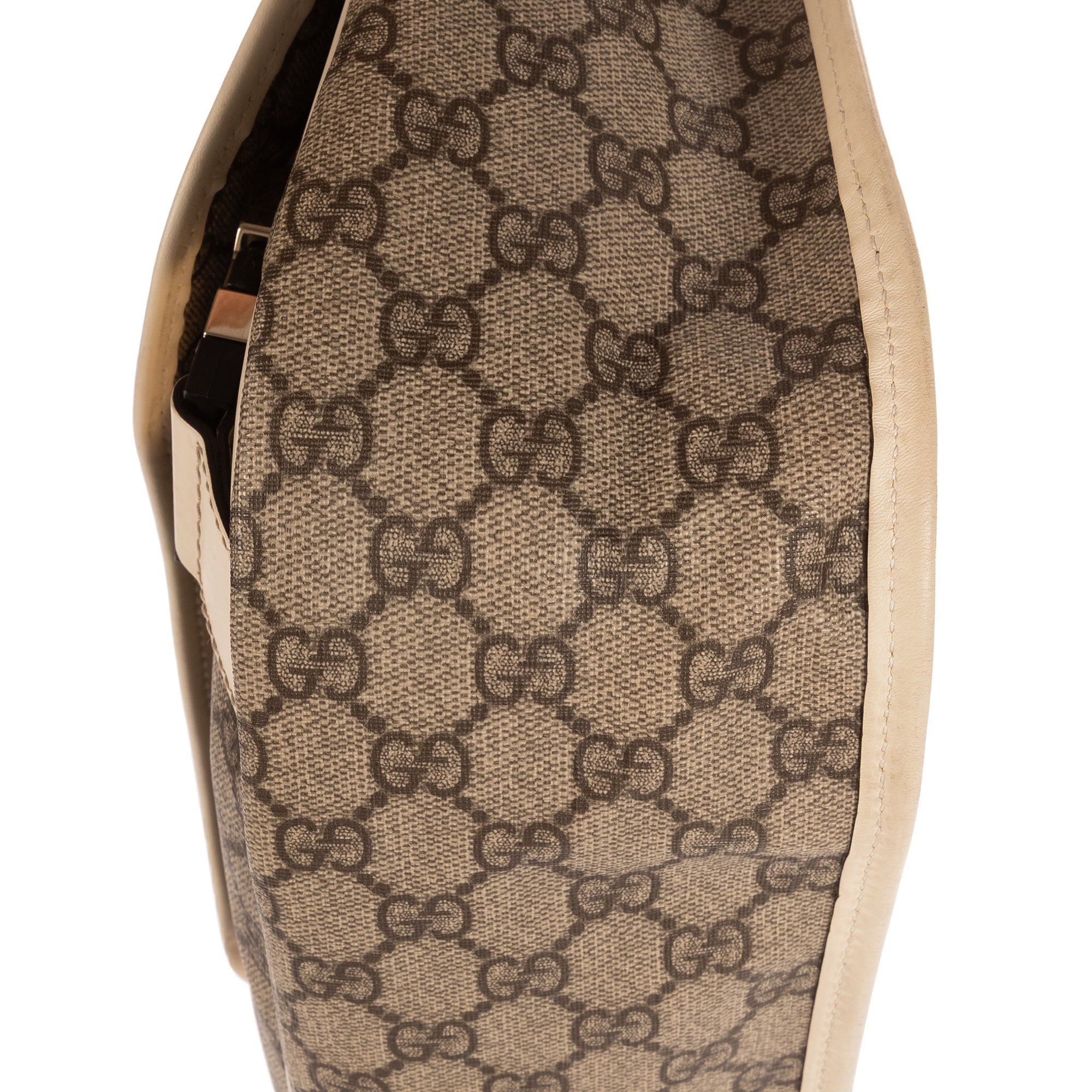 Shoulder Bag Messenger Beige GG Monogram Canvas