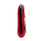 Clutch Ligne-Y Pochette Small Pink Smooth Leather