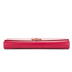 Clutch Ligne-Y Pochette Small Pink Smooth Leather