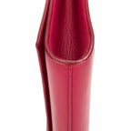 Clutch Ligne-Y Pochette Small Pink Smooth Leather