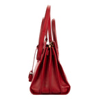 Shoulder Bag Sac De Jour Nano Red Pebbled Leather