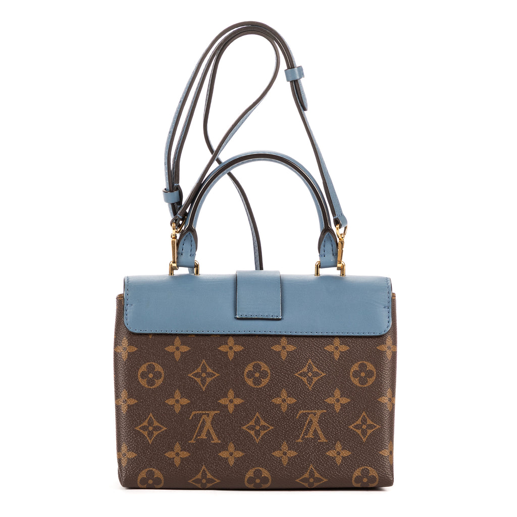 Bolso de hombro Locky BB lona Monogram azul