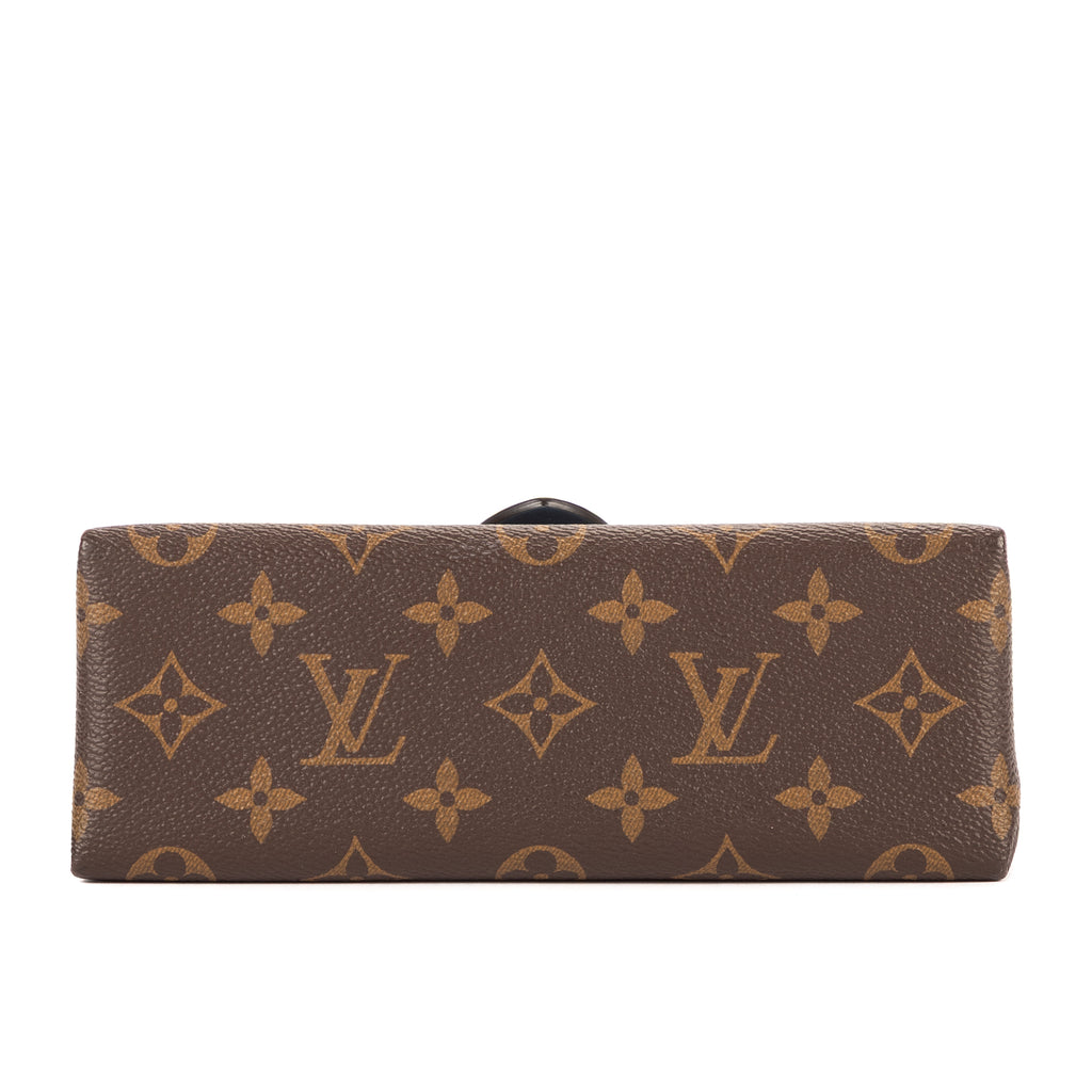 Bolso de hombro Locky BB lona Monogram azul