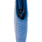 Wallet Intrecciato Wallet Blue Nappa Intrecciato Leather