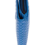 Wallet Intrecciato Wallet Blue Nappa Intrecciato Leather