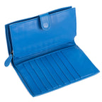 Wallet Intrecciato Wallet Blue Nappa Intrecciato Leather