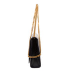 Shoulder Bag Kate Medium Black Grain de Poudre Leather