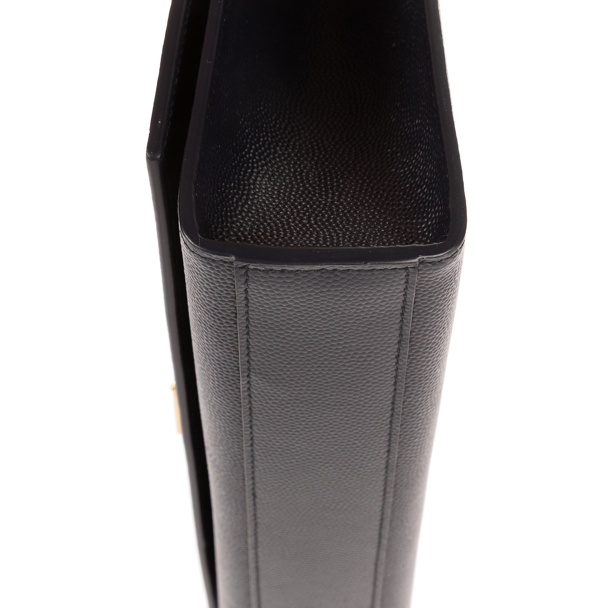 Shoulder Bag Kate Medium Black Grain de Poudre Leather
