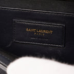 Shoulder Bag Kate Medium Black Grain de Poudre Leather