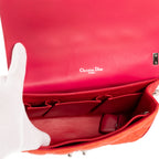 Shoulder Bag Lady Dior Tricolor Medium Fushia Cannage Leather