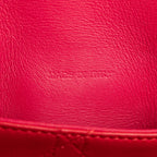 Shoulder Bag Lady Dior Tricolor Medium Fushia Cannage Leather