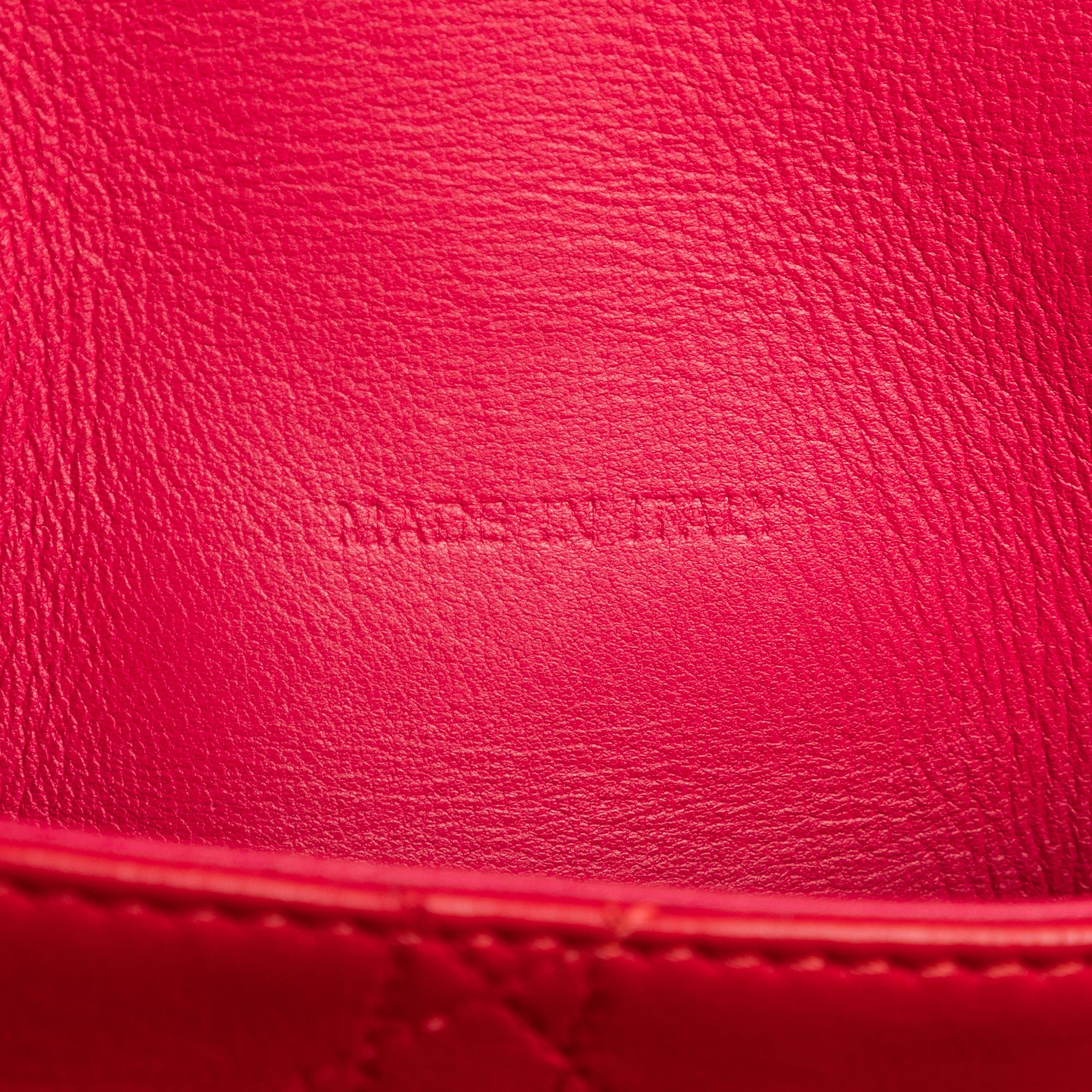 Shoulder Bag Lady Dior Tricolor Medium Fushia Cannage Leather