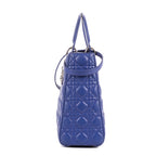 Shoulder Bag Lady Dior Large Blue Cannaged Leather
