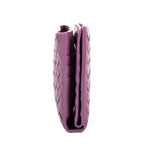 Portefeuille Intrecciato Cuir Nappa Violet Intrecciato