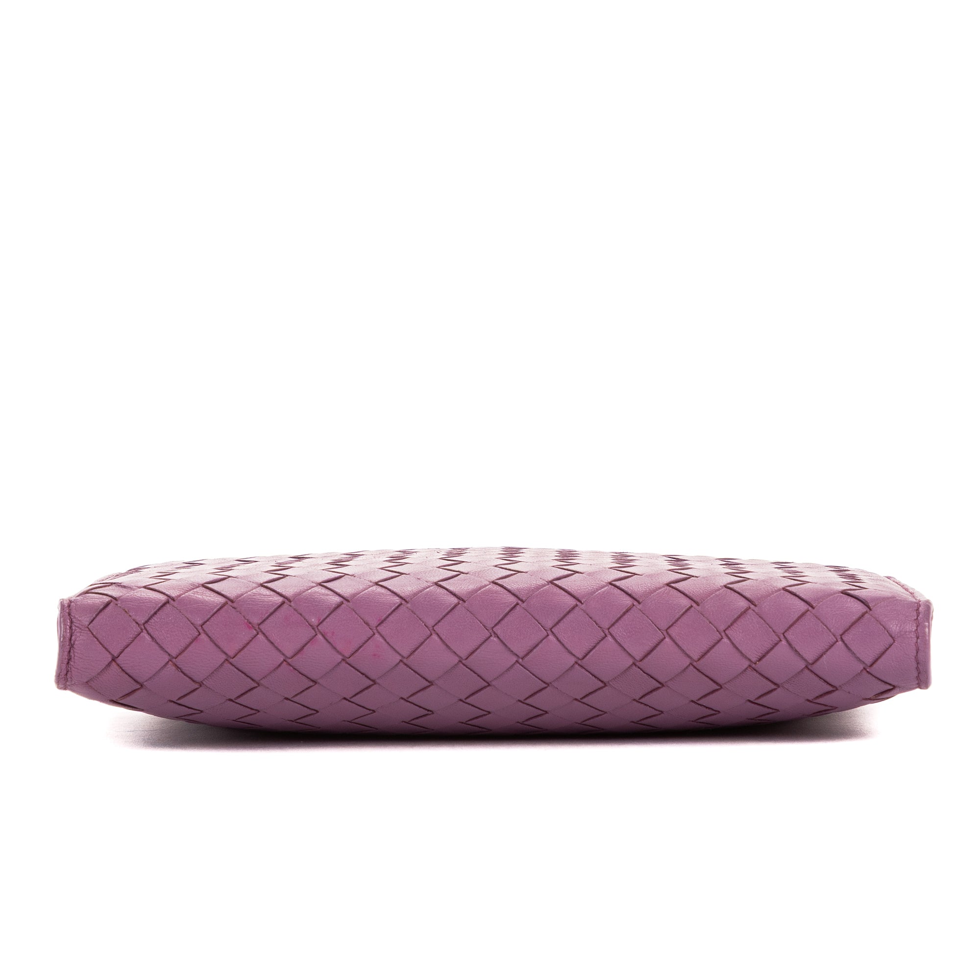 Portefeuille Intrecciato Cuir Nappa Violet Intrecciato